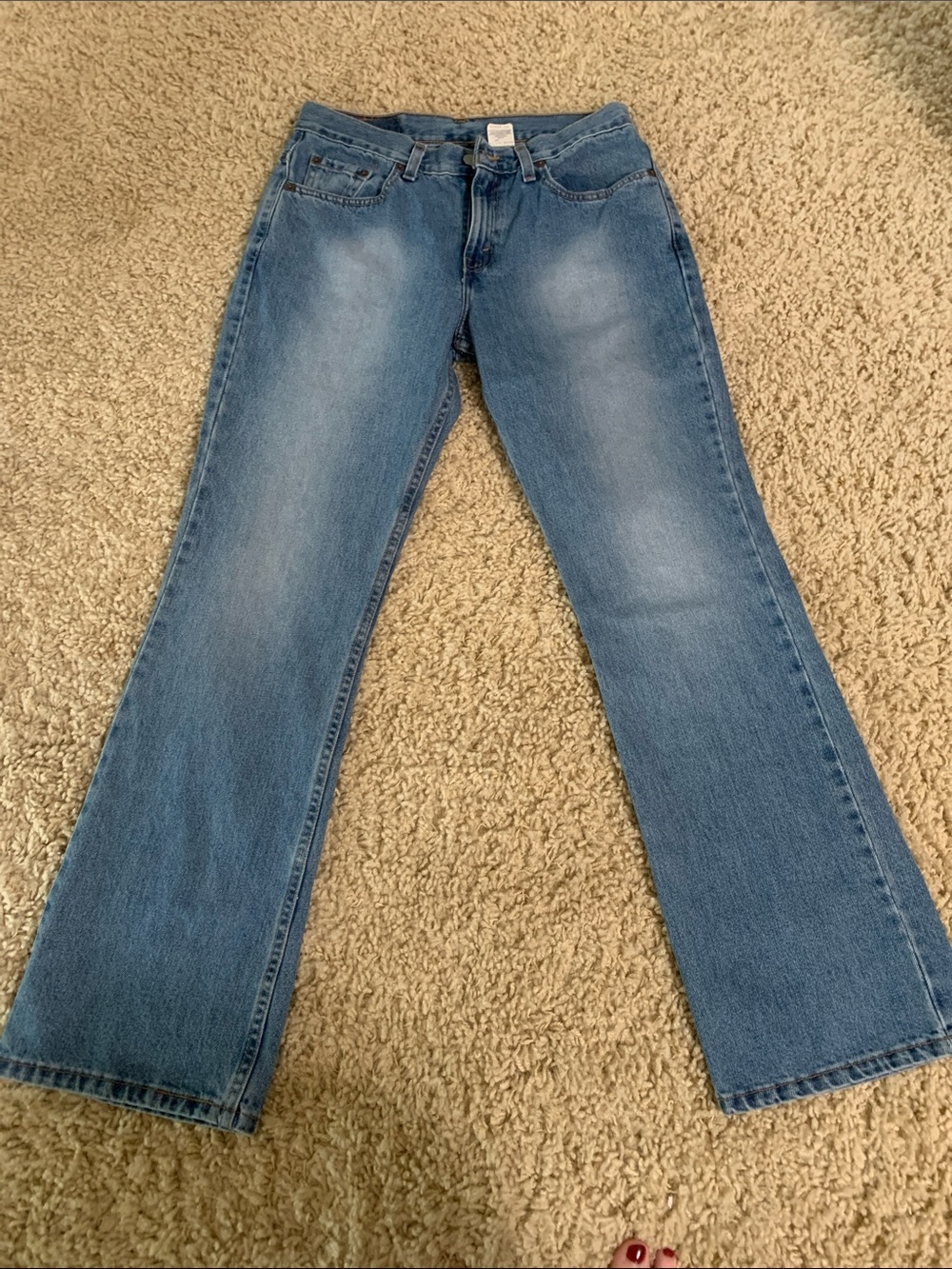 Levi's Light Blue Flared Jeans 32in inseam